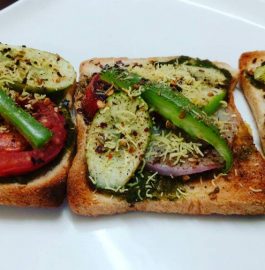 Vegetable Garlic Bread Recipe