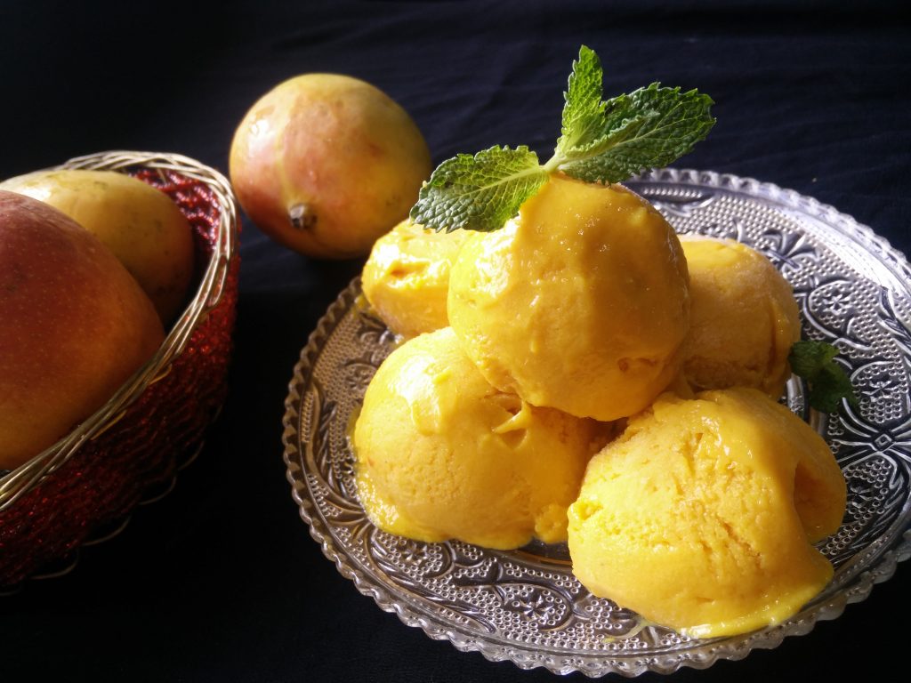 Mango Sorbet - Delicious Dessert