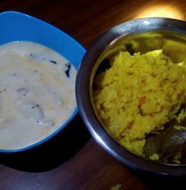 Quick Tehri With Aloo Raita - Summer Special Meal!!