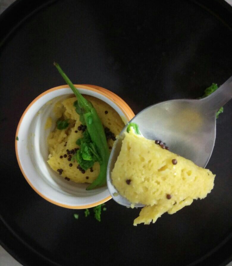 Khaman Dhokla - Microwave Recipe!!