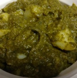 Aloo Palak Sabji - Flavoursome Curry