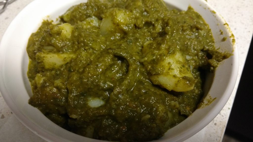 Aloo Palak Sabji - Flavoursome Curry