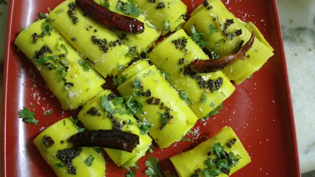 Moong Dal Khandvi - Gujarati Snack