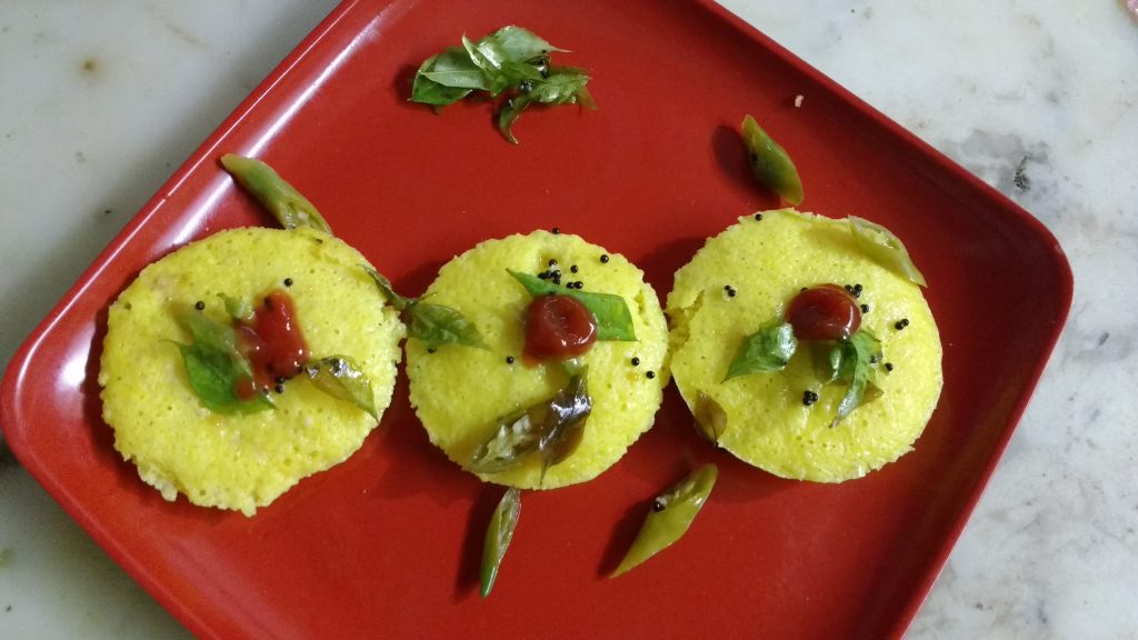 Idli Dhokla - South Indian Cuisine!
