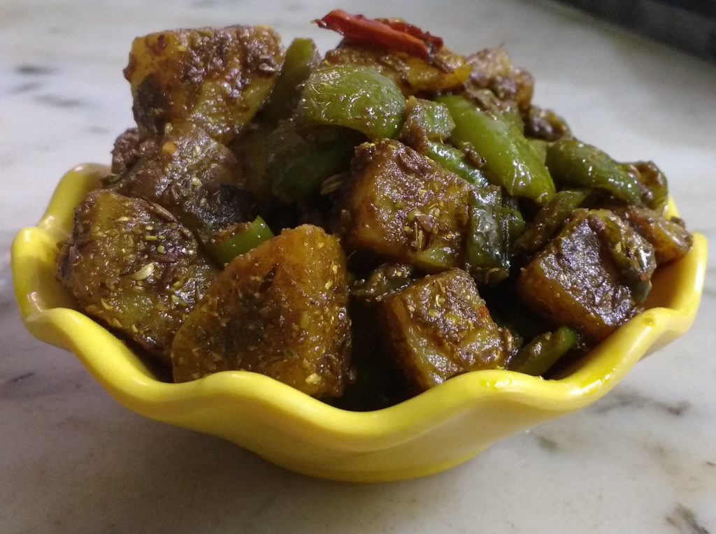 Achari Simla Mirch - Spicy Curry!!!