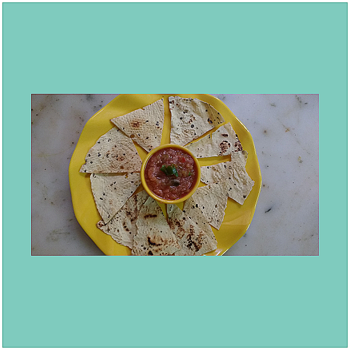 Papad Nachos With Tomato Salsa - Yummy!