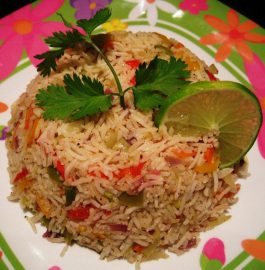 Stir Fried Rice With Vegetables - Healthy Recipe!