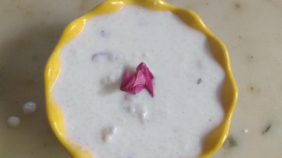 sama rice rose kheer