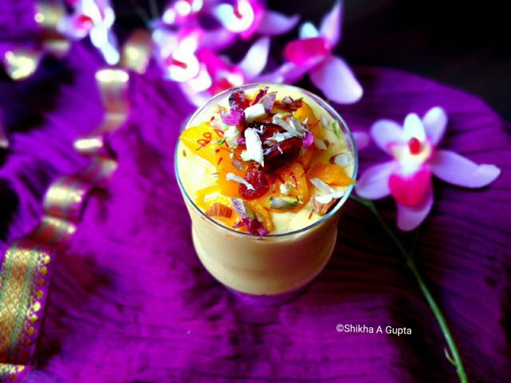 Mango Mastani - Chilled And Yummy Drink