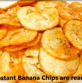 Banana Chips - Crispy Snacks in 10 minutes