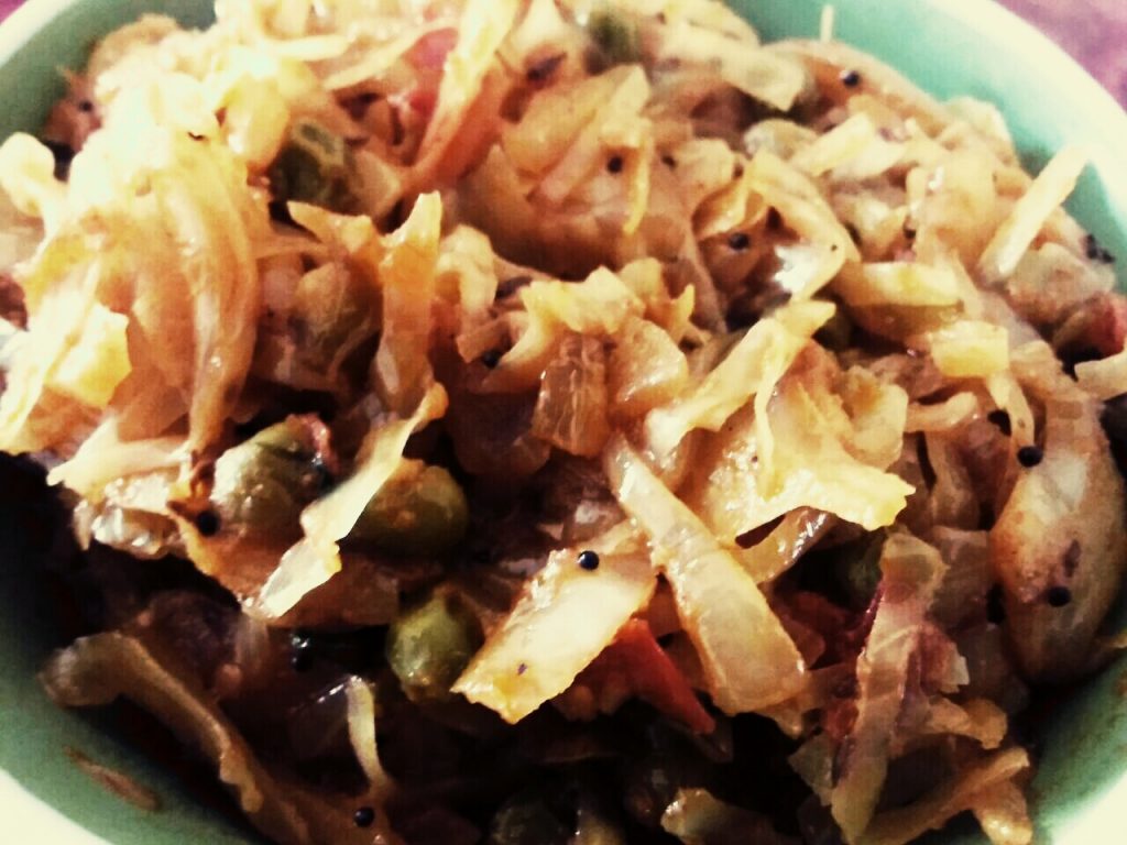 Cabbage Peas Curry Delicious And Healthy Zayka Ka Tadka