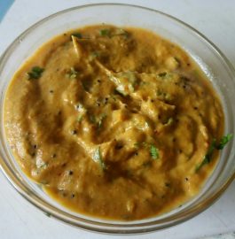 Brinjal Chutney With Tadka - Spicy Treat