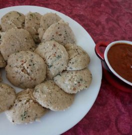 Masala Oats Idli With Tadka - Healthy Bite