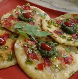 Mixed Dal and Veg Uttapam - Yummy Breakfast