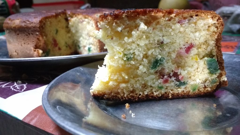 Tutti Frutti Cake Without Oven Recipe