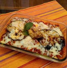 Baked Pasta With Brinjal - Healthy Meal