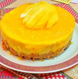 Mango Cheese Cake - Delicious Bite