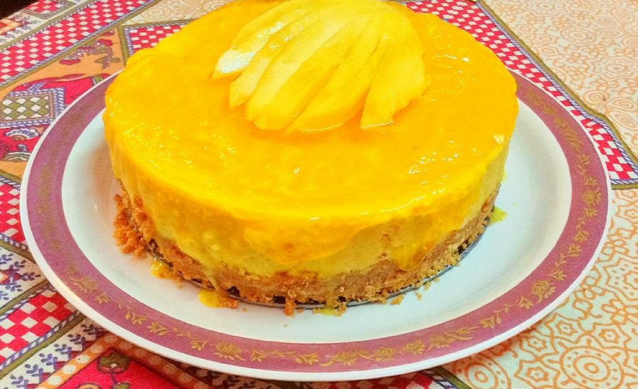 Mango Cheese Cake - Delicious Bite