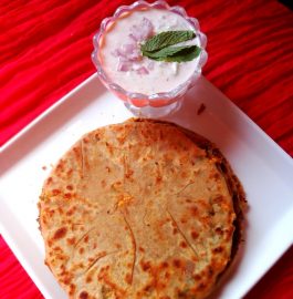 Paneer Mix Veggies Paratha - Yummy Bite