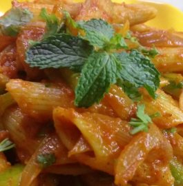 Pasta With Red Sauce - Delicious Meal