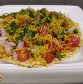 Masala Papad | Masala Papadum Recipe