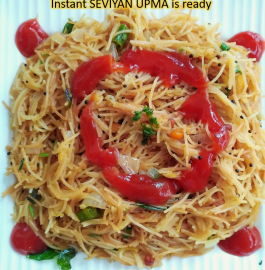 Seviyan Upma - Instant breakfast in 10 minutes