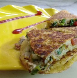 Stuffed Chickpeas Dosa – Tasty Breakfast