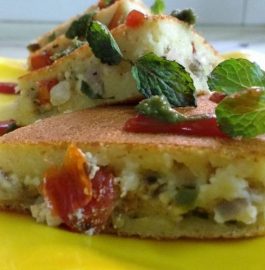 Mixed Dal Stuffed Pancakes - Nutritious Breakfast