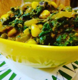 Palak Corn Bhaji Recipe