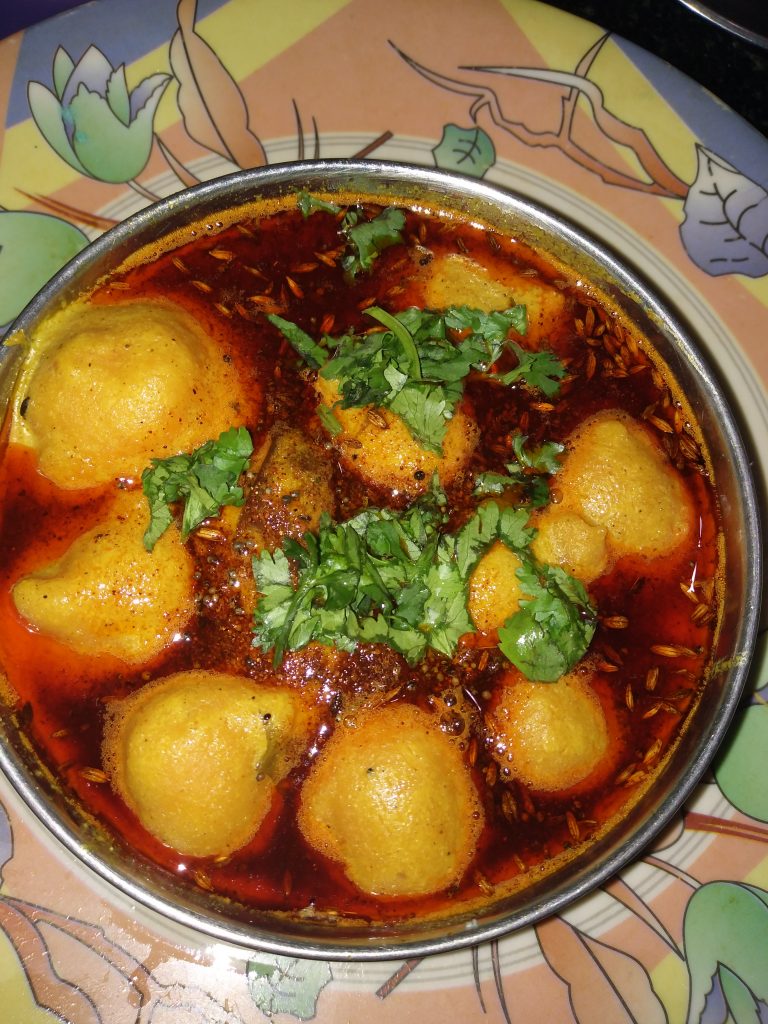 Moong Dal Pakora Kadhi Recipe