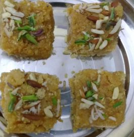 Moong Dal Barfi - Popular Sweet Dish