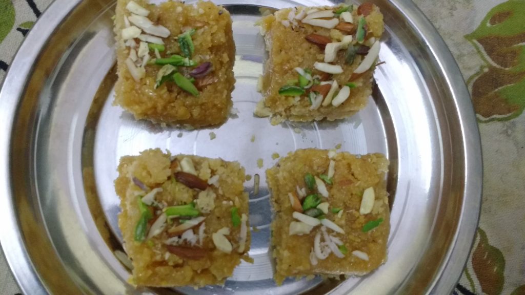 Moong Dal Barfi - Popular Sweet Dish