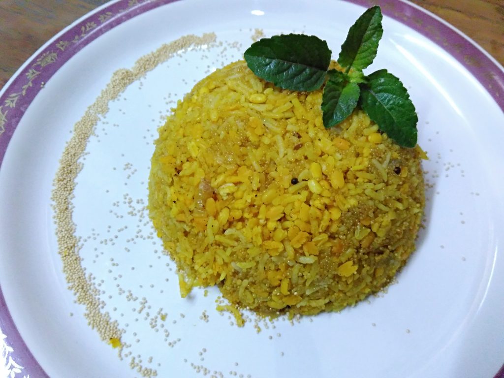 Moong Dal Rice Ramdana - Healthy Khichdi