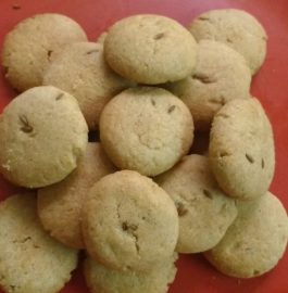 Wheat Flour And Cumin Cookies Recipe