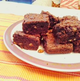 Eggless Fudge Brownie - Chocolate Delight