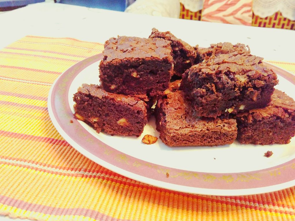 Eggless Fudge Brownie - Chocolate Delight