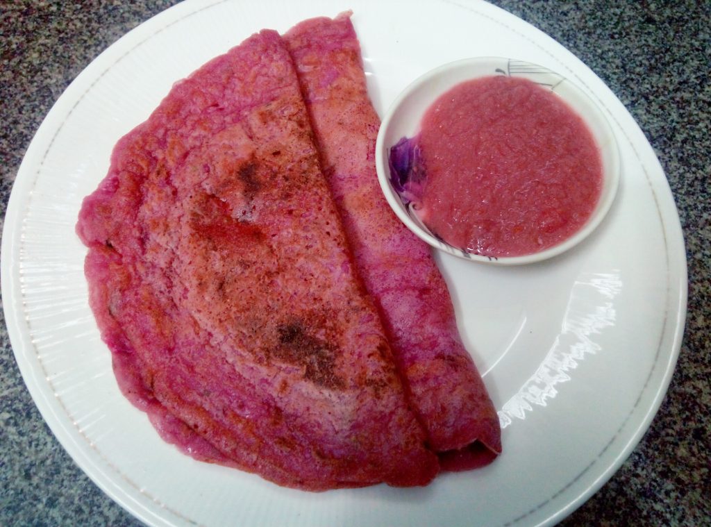 Beetroot Dosa