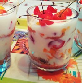 Chilled Fruits And Curd Pudding Recipe