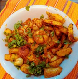 Arbi Do Pyaza Curry Recipe