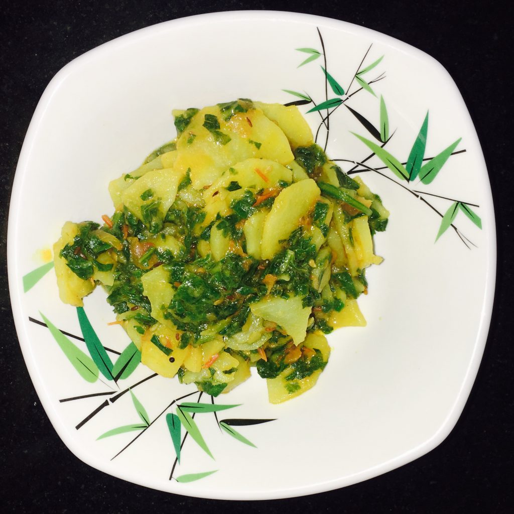 Aloo Palak Curry Recipe