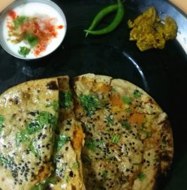 Wheat Flour Aloo Kulcha - Restaurant Style