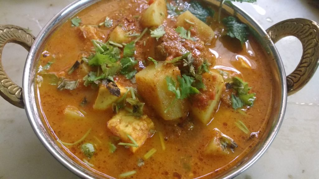 Paneer Potato Curry - Delicious And Healthy