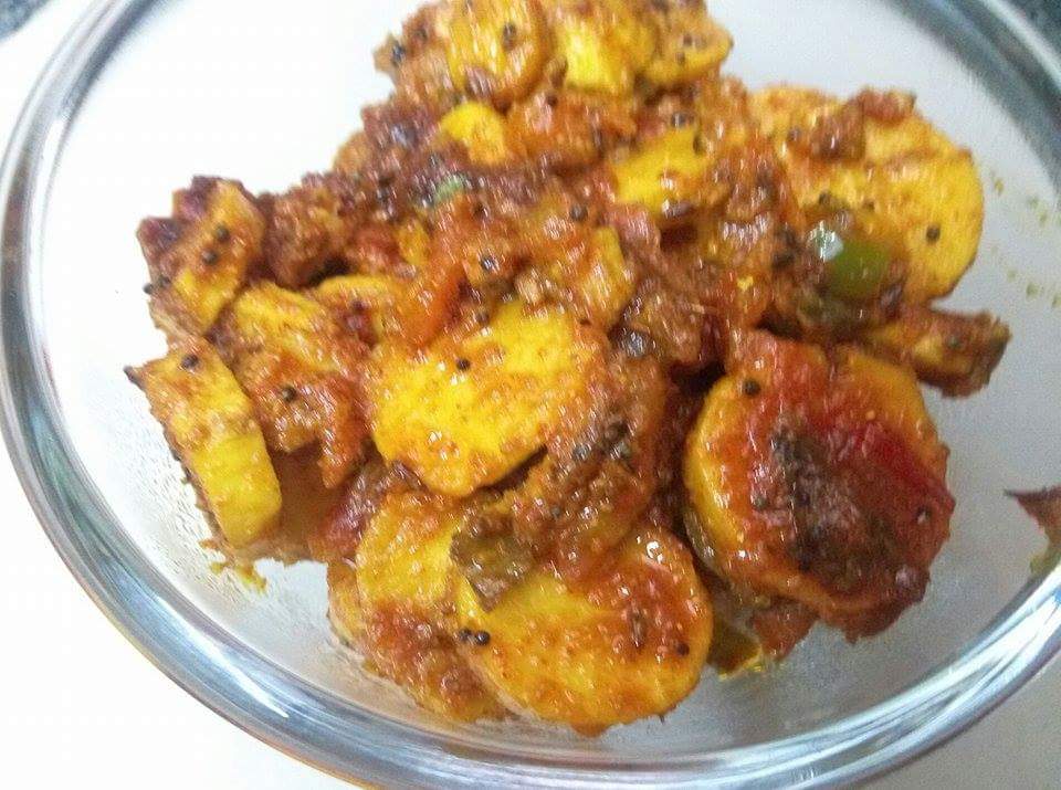 Arbi Fry - Crispy And Quick Curry