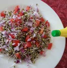 Sprouted Moong Salad Recipe