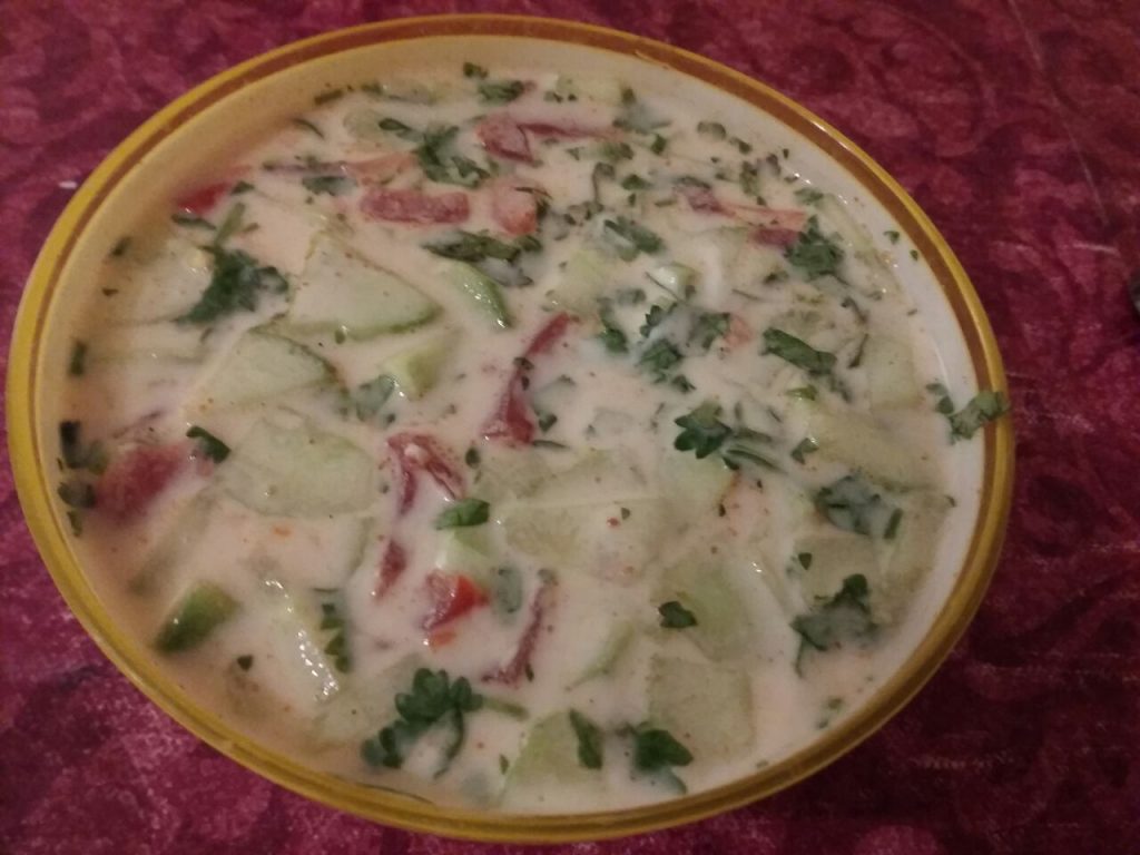 Vegetable Raita Recipe