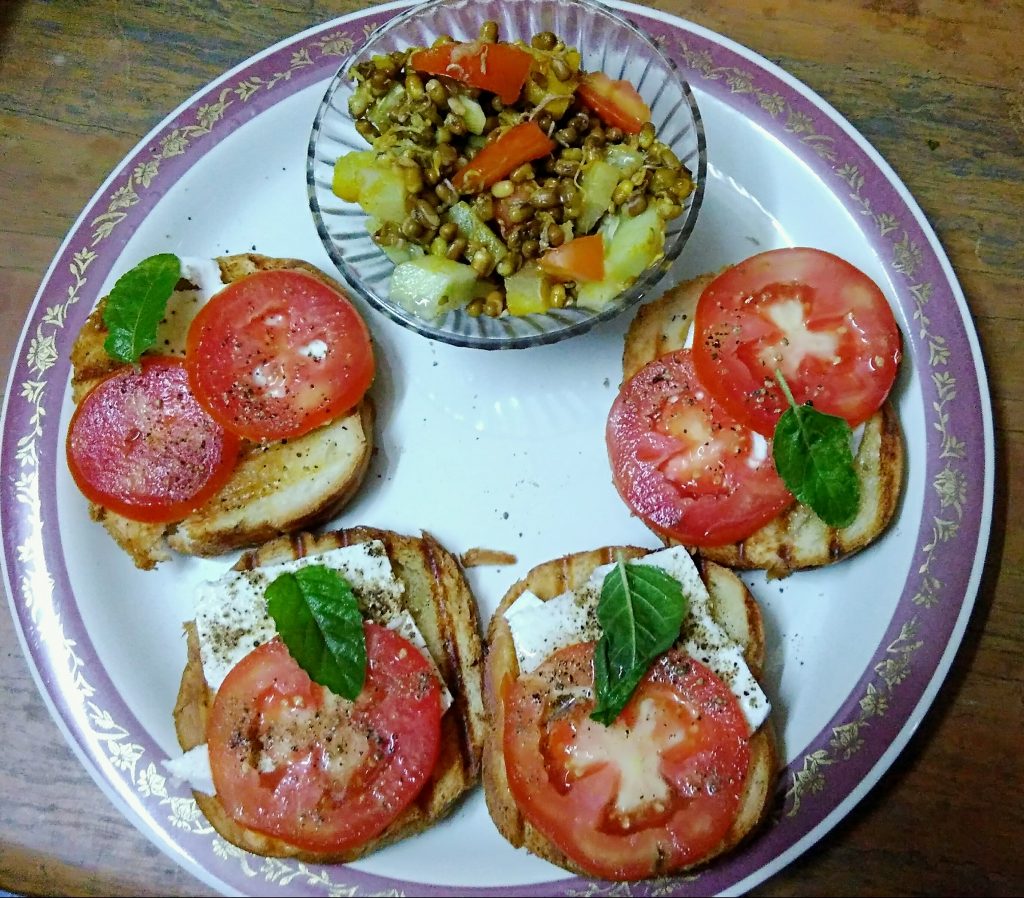 Toasted Garlic Bread Breakfast Recipe