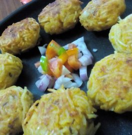 Cheese Stuffed Noodles Pakora Recipe