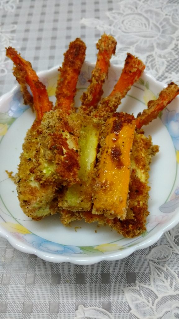 Baked Zucchini Recipe ( Carrot Fries)