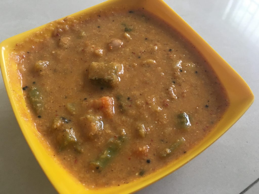 South Special Vegetable Kootu/Sambar Recipe