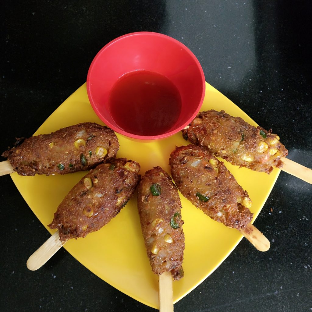 Corn Lollipops